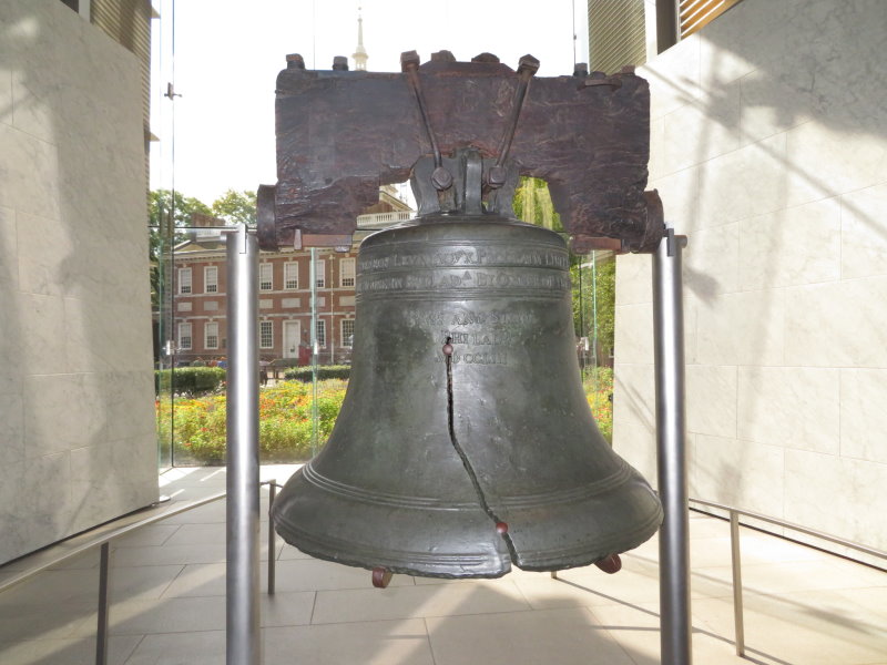 The Liberty Bell. Not known how it was cracked but it wasn't too bad until they tried to fix it.